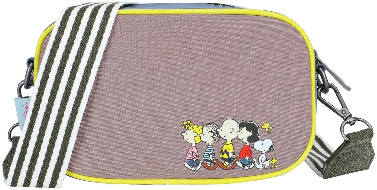 Fritzi aus Preußen schoudertas Peanuts™ x Fritzi Easy Go Little Walk Crossbody Bag Multicolored mauve