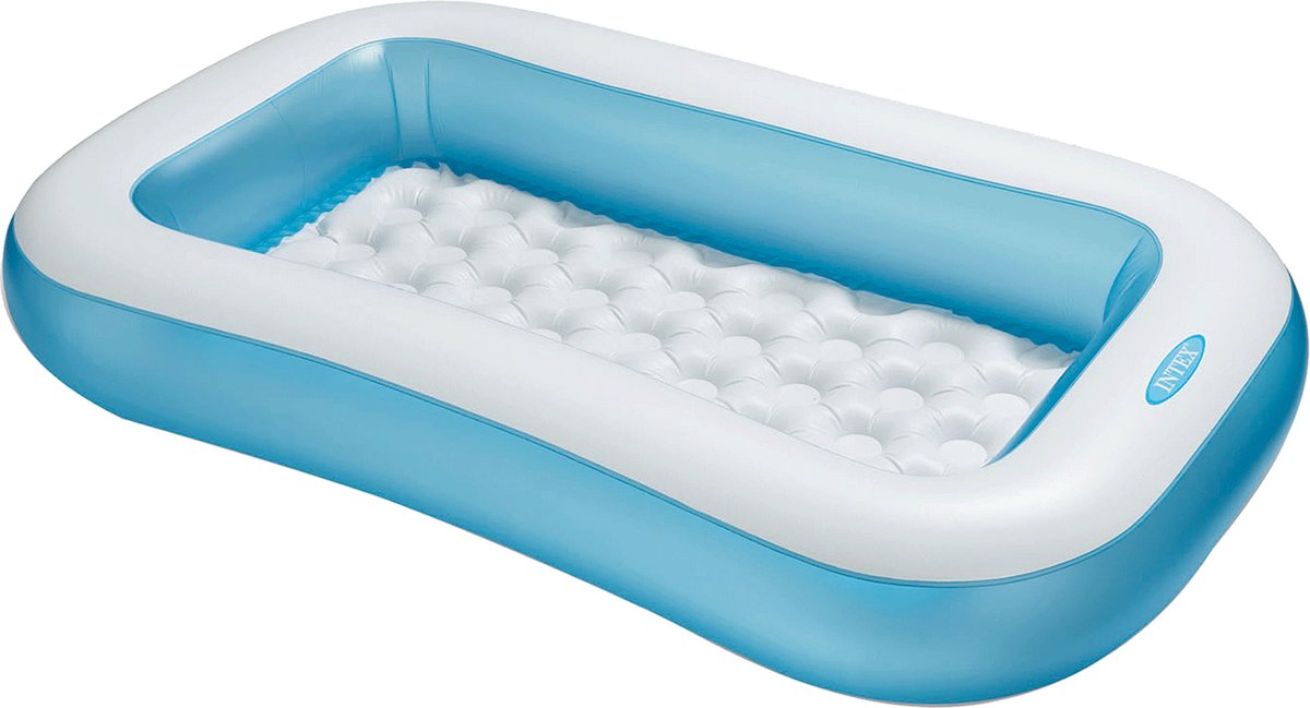 Intex Rechthoekig Opblaaszwembad Blauw - 166 x 100 x 25 cm — afbeelding 10