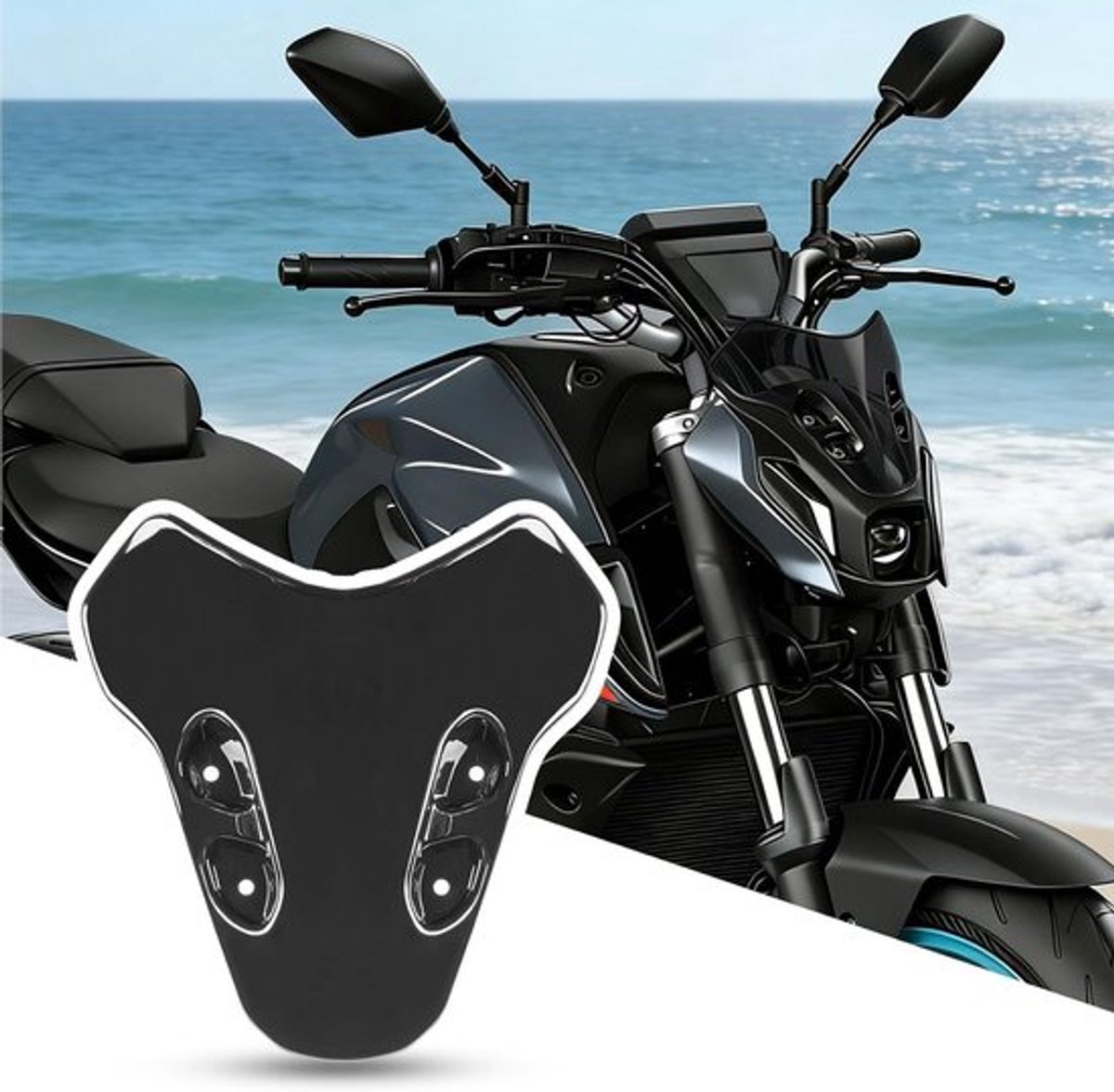 Motorfiets Windscherm Bescherming voor Yamaha MT07 2021-2023 - Aerodynamisch, Duurzaam en Stijlvol Accessoire