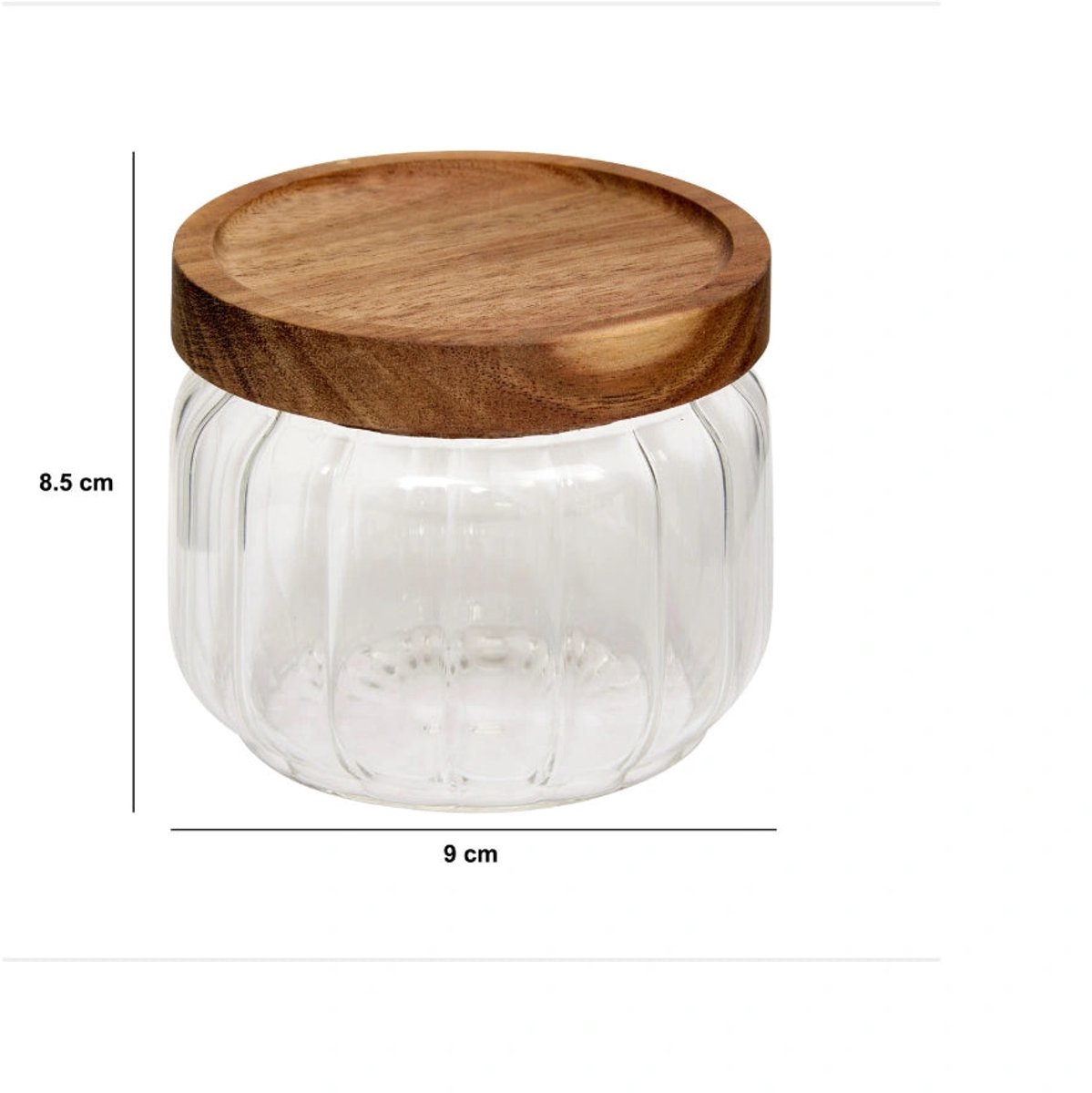 Stijlvolle luchtdichte glazen voorraadpot 300 ml Five® - Transparant - Luchtdicht | Met deksel — cadeau in Wonen & Interieur - foto 4