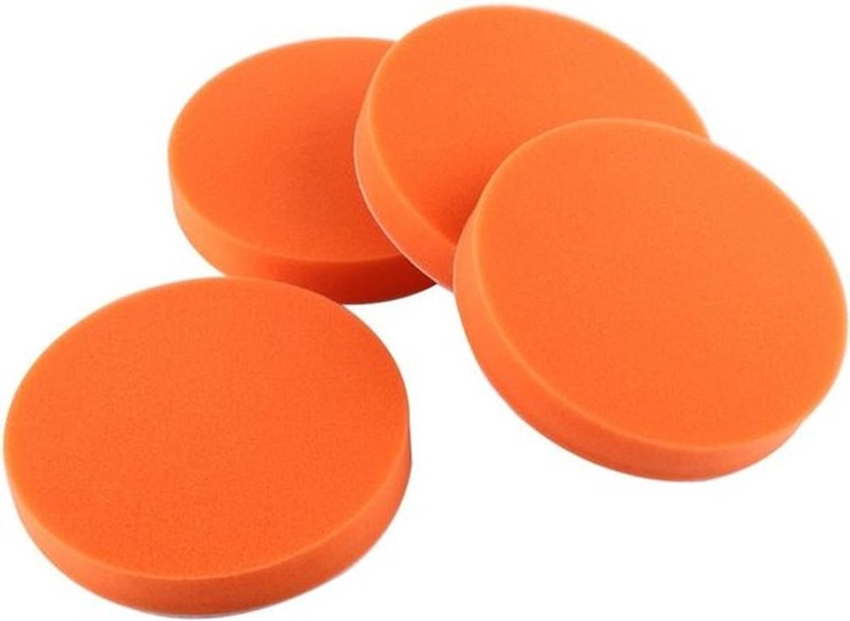 Polijstschijven Set van 12 Stuks - 3 Inch Polijstpads voor Auto, Boot en Hoekslijper met Booradapter