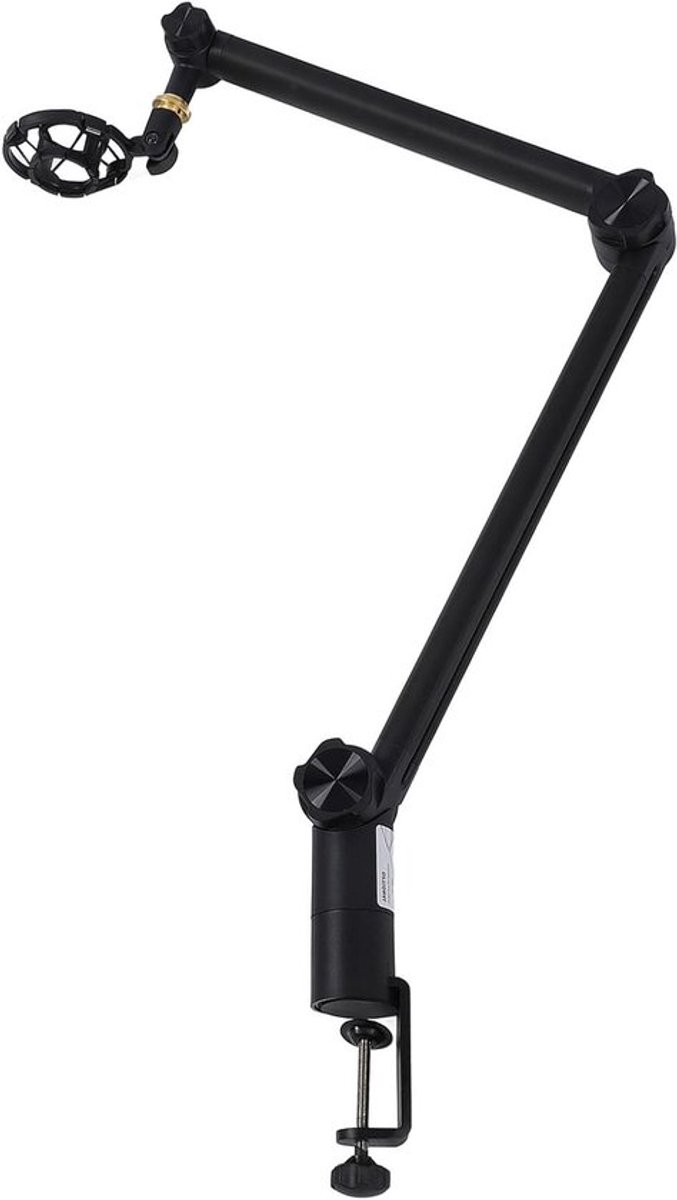 Verstelbare Microfoonstandaard met Schroefadapter voor Podcasting en Streaming, Ideaal voor Opnames en Presentaties