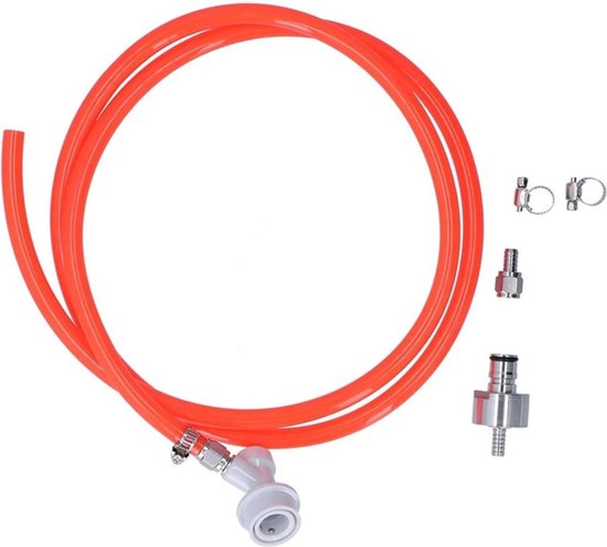 Ball Lock Bierlijn Assemblage, Carbonisatie voor Thuisbrouwerij, Buigbare Gasleiding en Accessoires voor Bierbrouwen