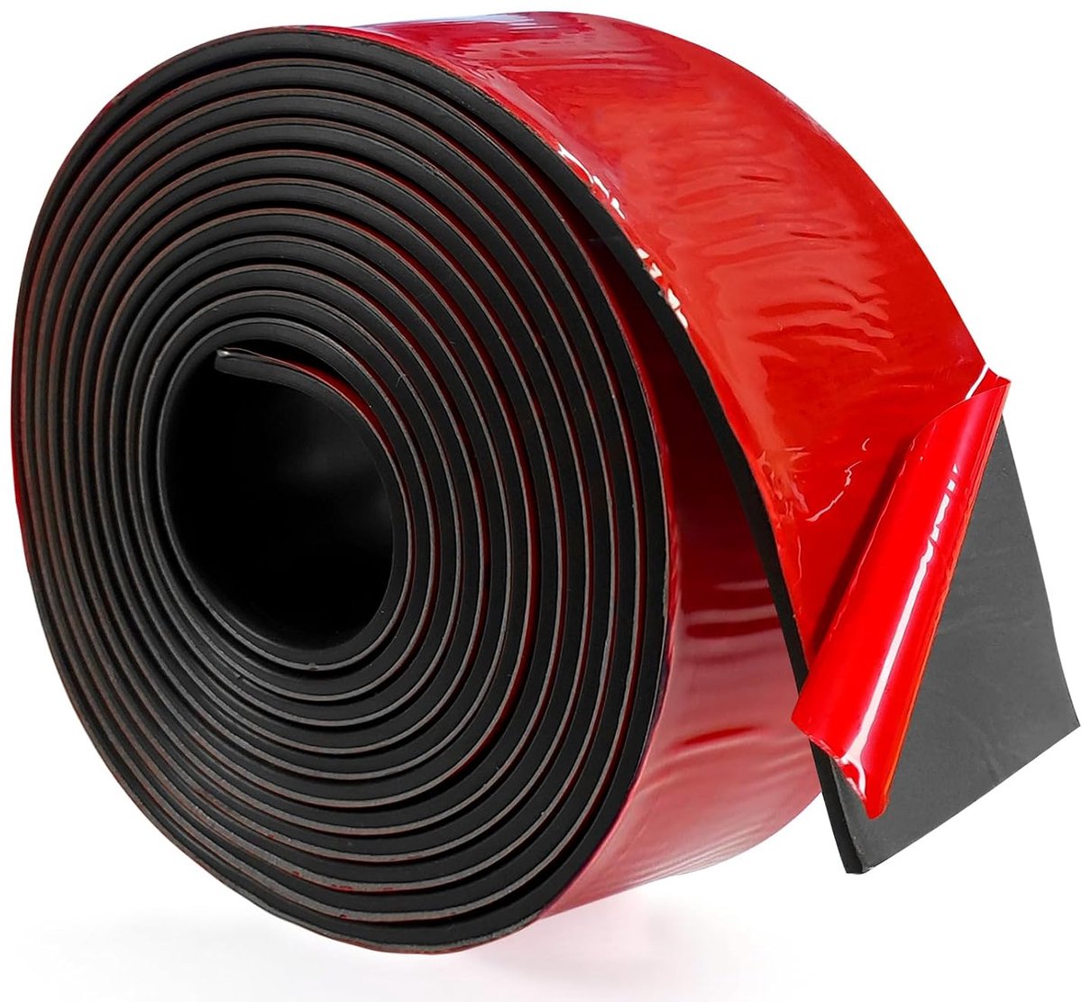 SnelShoppen - Zelfklevende rubber band, sterke rubberband, neopreen rubbermat, rubberplaat, zelfklevende rubberafdichting voor voegen, dekking, hobby