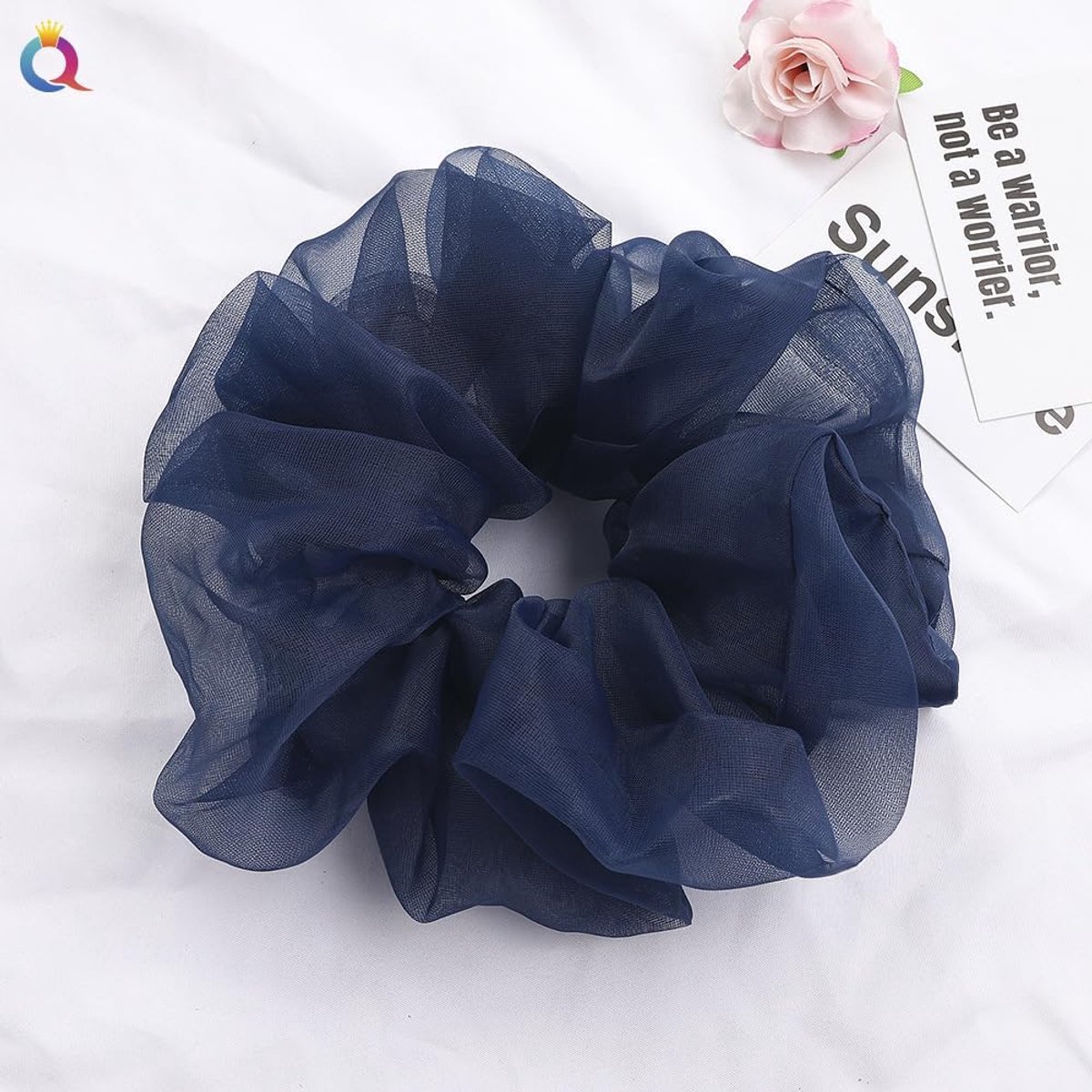 Scrunchies Women's Hair Bobbles 5 Pieces Oversized Hair Bobbles Elastic Hair Bands Vintage Ponytail Holder Scrunchies - ShopVlot