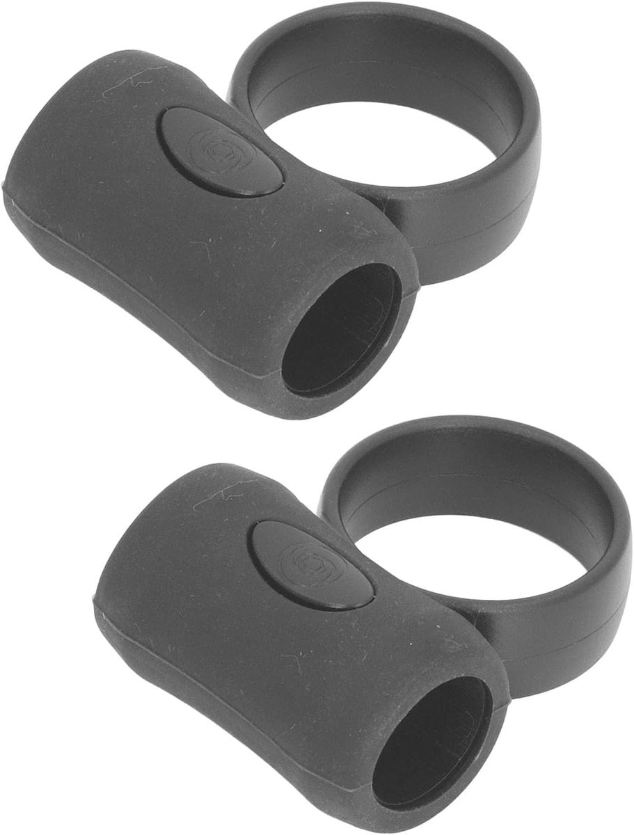 SnelShoppen - Drumstick Control Clip 2 Stuks - Eenvoudige Installatie Drumstok Hulpstuk van ABS Silicone - Geschikt voor Leren - Klein 7A 7B