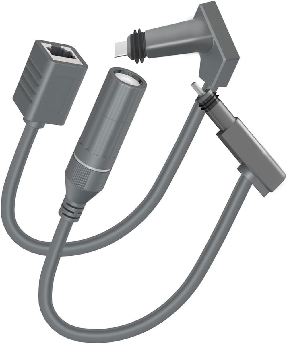 RJ45 Adapter Voor Mannen Naar Vrouwen - Waterproof 1200Mbps - 24AWG Kabel - Bescherming Tegen Vocht - ShopVlot