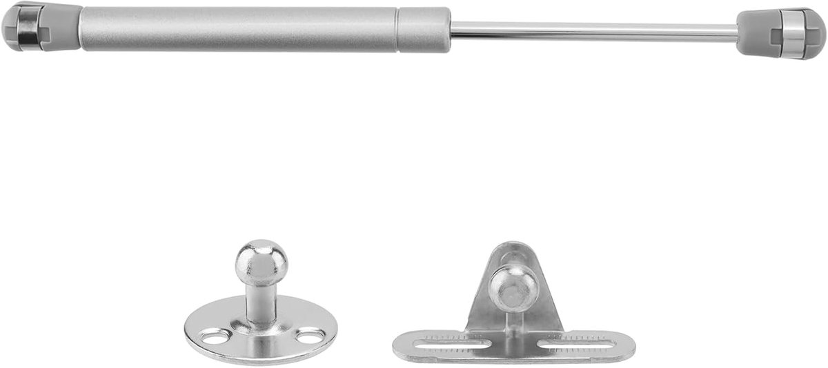 SnelShoppen - 16 Stuks Hydraulische Gasveren 100N, Meubel Gasveer, Ventiel Aansluitingen, Drukdemper voor Meubels, Kasten en Kisten