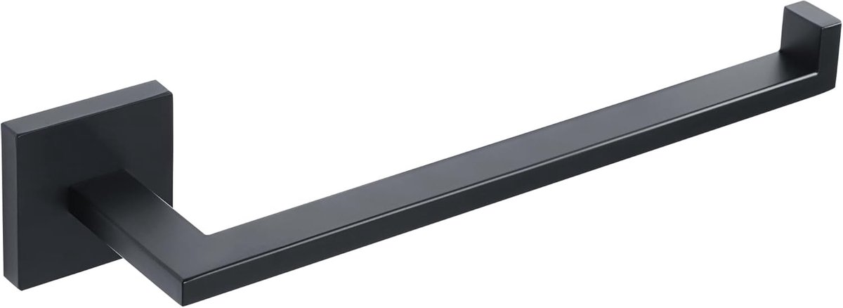 SnelShoppen - Handdoekrek Zwart GYT7005-B - Stijlvol Handdoekhouder - Ruimtebesparend Design - Ideaal voor Badkamer, Keuken en Wellness - Hoogwaardige