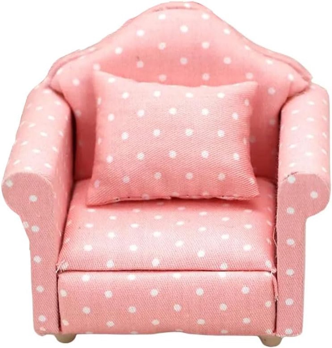 Poppenhuis Bank - 1:12 Miniatuur Meubel - Floral Patroon - Perfect voor decoratie - ShopVlot