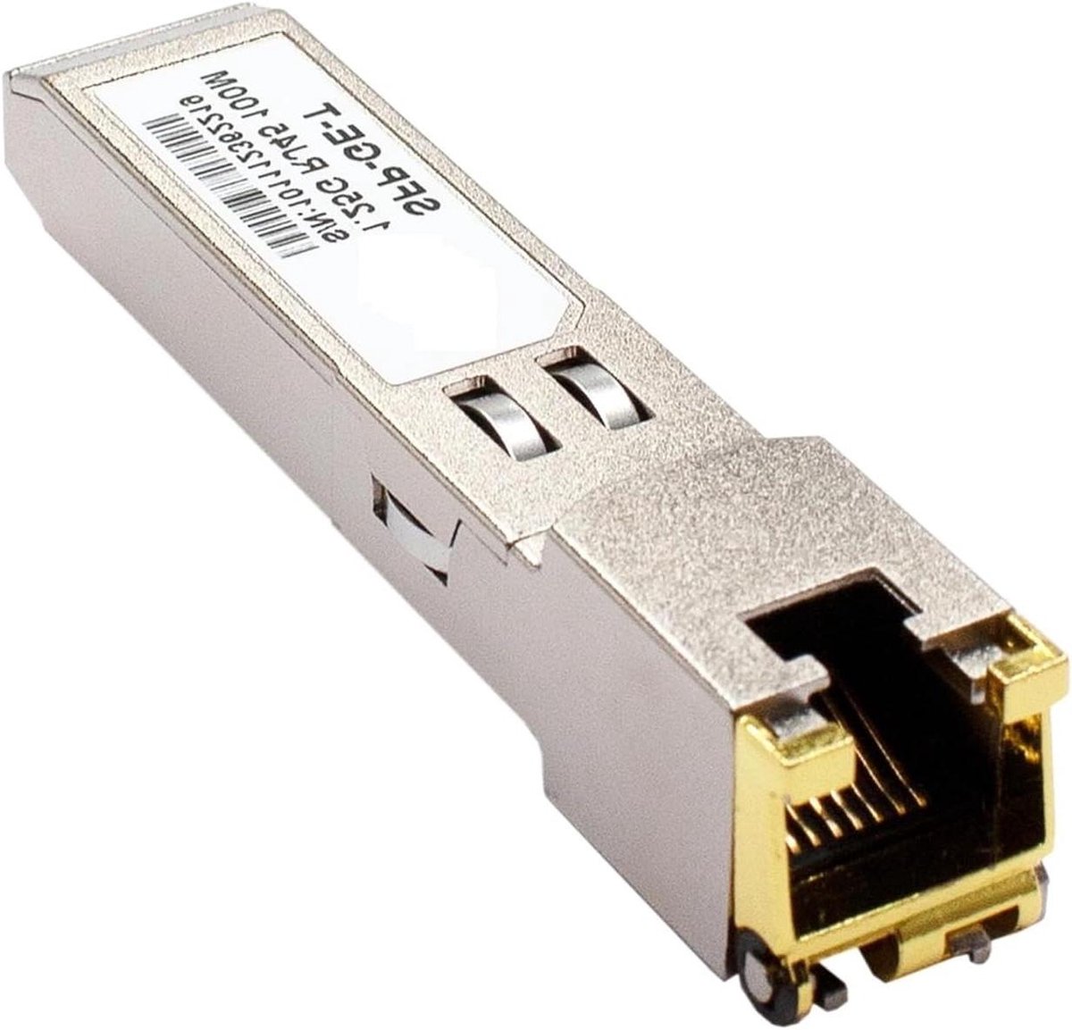 SFP module - Transceiver module koper - Netwerk uitbreiden - Compatibel met meerdere merken - 100 m - Zwart