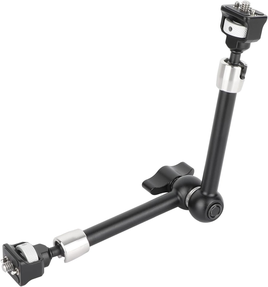 CAMVATE Multi-function articulated arm with swivel 1/4"-20 screw holder (11", black button)-3659 - ShopVlot