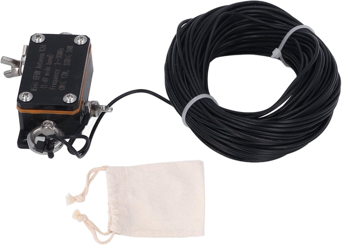 SnelShoppen - Mini EFHW Antenne - Halve Golf Antenne - Korte Golf Antenne 3-30MHz - Radio Ontvangst Antenne - Vervanging voor Amateurbanden - Ideaal v
