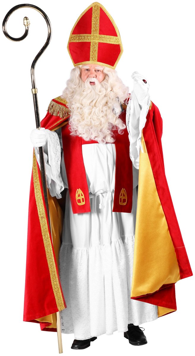 sinterklaas fluweel - luxe volledig Sinterklaaskostuum