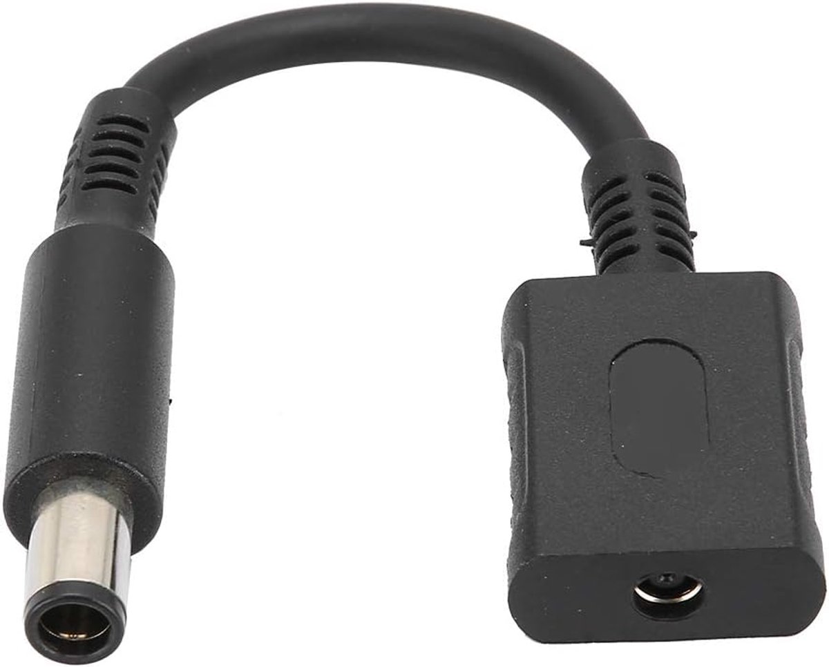 SnelShoppen - DC Converter Kabel voor Laptop Adapter Oplader 4.5 x 3mm Vrouwelijk naar 7.4 x 5mm Mannelijk Connector Plug - Lichtgewicht, Milieuvriend