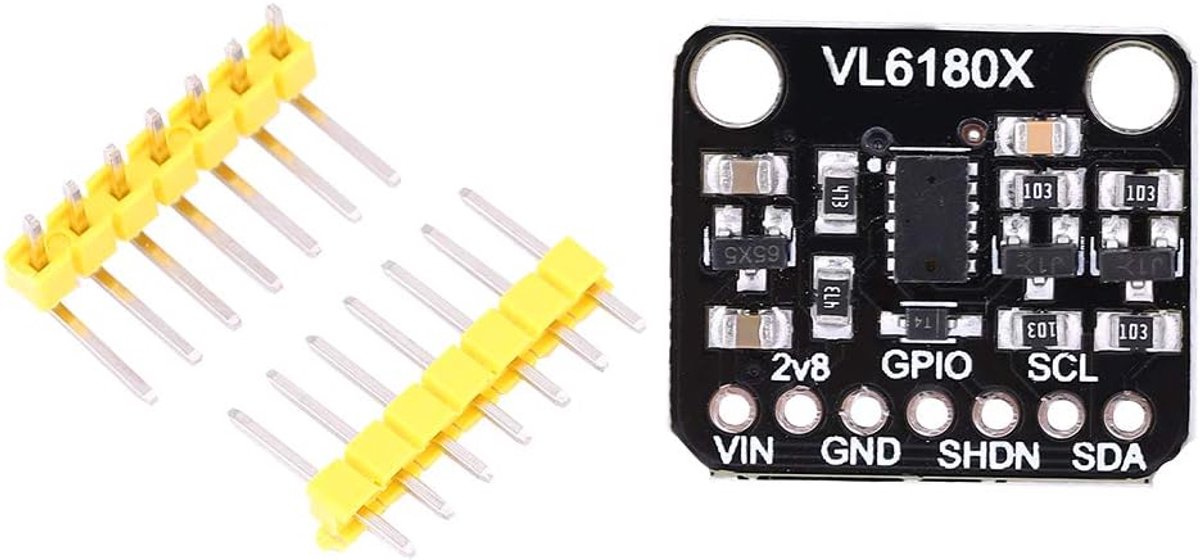 SnelShoppen - Optical Range Sensor VL6180X Afstandsmetermodule voor Sensor Gestures, 5mm-100mm, Compact, Precisie, Gebruiksvriendelijk voor Robotica e