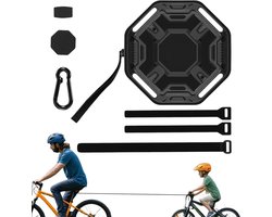 Fiets Trektouw - Kinderfiets Sleeptouw - Fietsen met Kinderen - Knoopvrije Installatie - 100 kg Trekkracht - Uniek