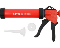 YATO YT-67542 Professioneel Kitpistool – Voor 300 ml Kokers – Met Anti-Druppel Afsluitventiel – ABS & PA Constructie