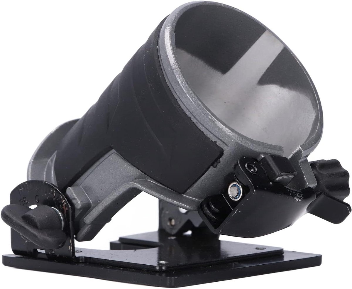 Kantelbare Trimmerbasis - Verstelbare Houder Freesmachine - Houtbewerking Hoekinstelling - Vrije Hoekinstelling - -30 tot 45 graden - Aluminium
