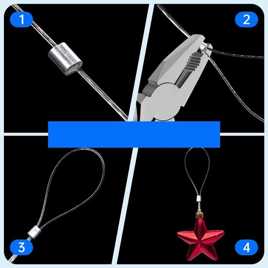 Doorzichtige Ophangdraad Voor Schilderijen - 0.8mm*200m Onzichtbare Visdraad - Monofilament Vislijn - Sterk Nylon Draad — afbeelding 3