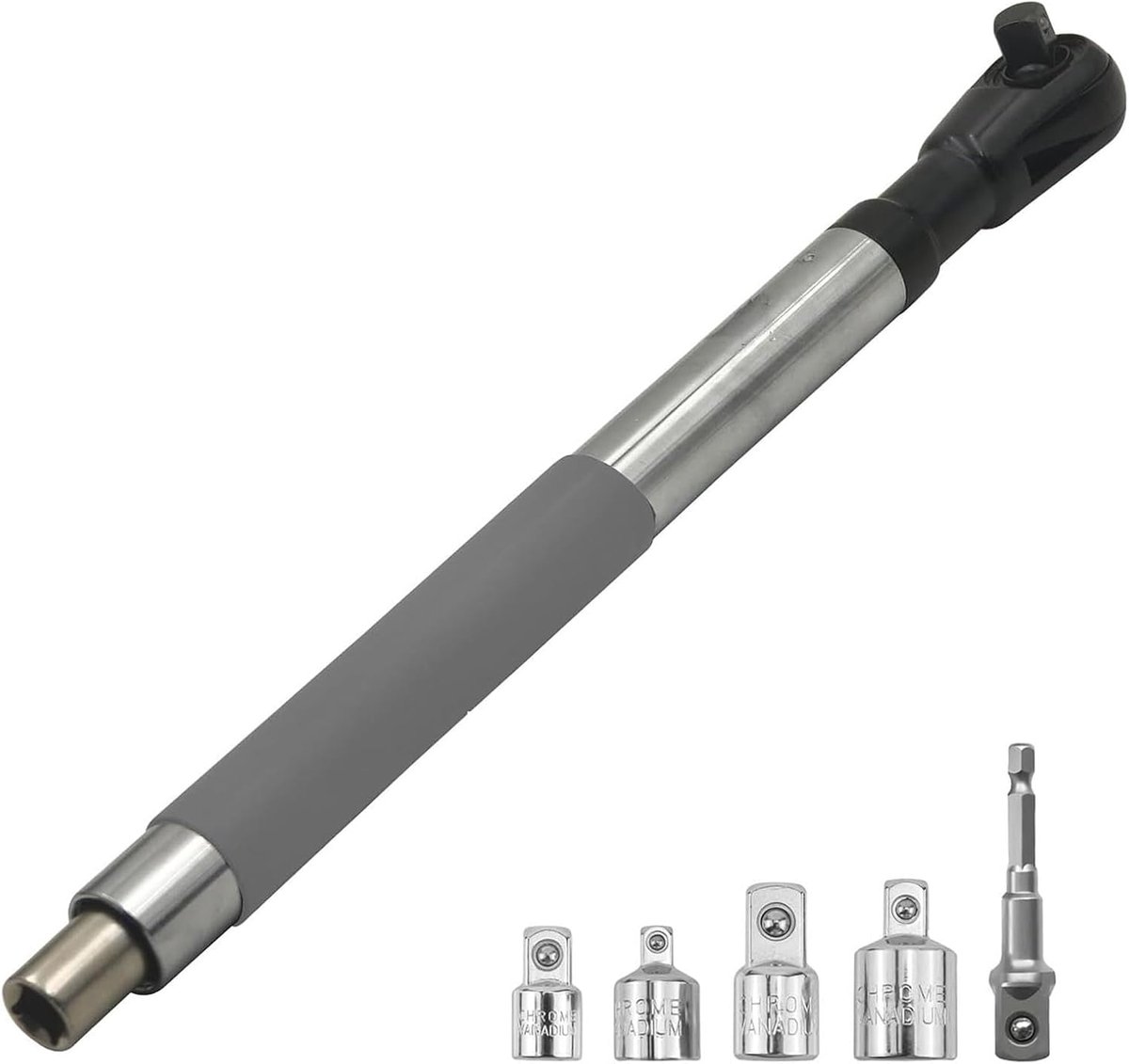 Offset verlengsteeksleutel 1/2 inch - Elektrische ratelsleutel - Geschikt voor krappe ruimtes - ShopVlot