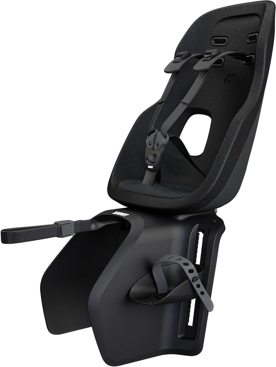Fietskinderzitje - Kinderzitje Fiets - Veilig Fietsen - Magnetische Veiligheidsgesp - Tot 22 kg - Zwart