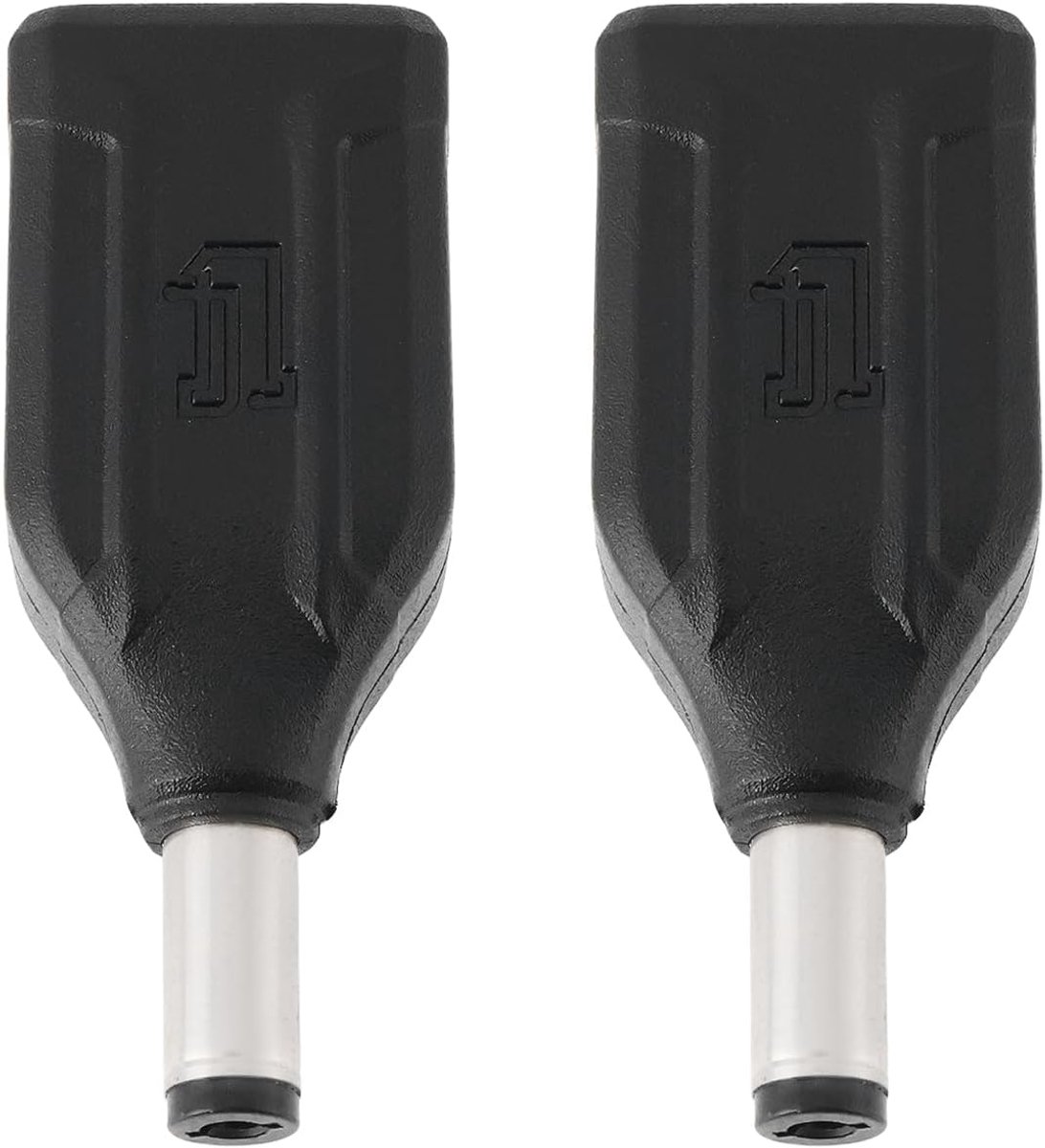 SnelShoppen - 2 Stuks XT60 Mannetje naar DC5521 Mannetje Adapter voor TS100 Soldeerbout, FPV Videoglas, Drone, Zonnepaneel, Voertuigen