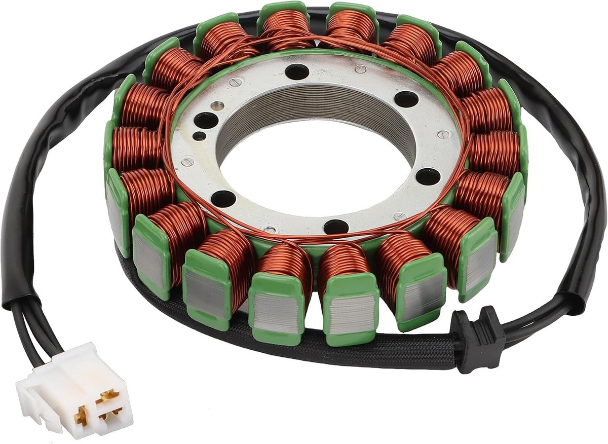 SnelShoppen - 18 Coil 3 Draad Magneto Stator Vervanging voor Triumph Daytona 600 Speedmaster 800 Daytona 650 Speed Four TT600 OEM T1300148 T1300818