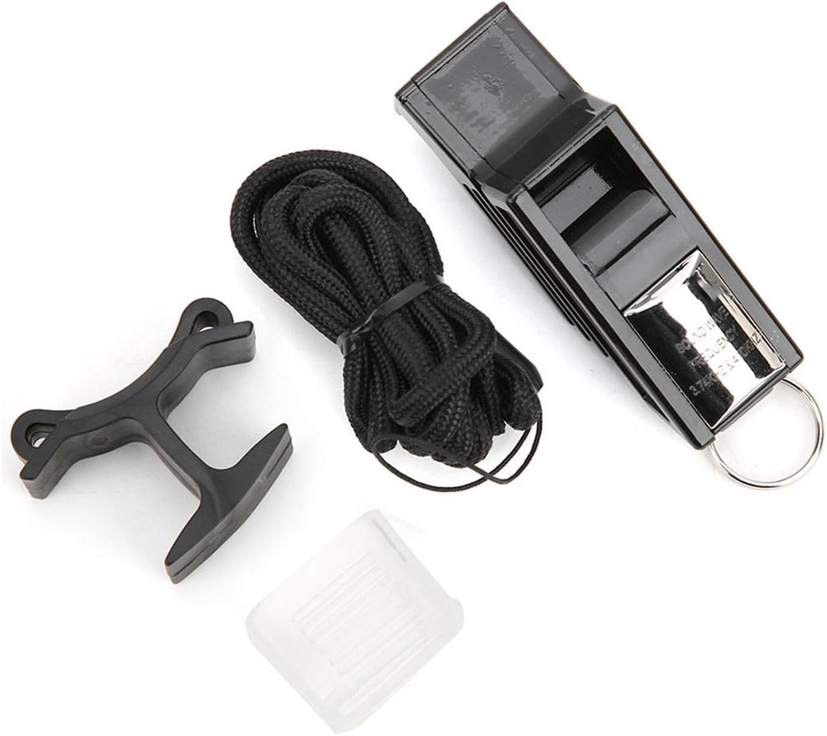Referee Whistle, Professional Basketball Sports Referee Whistle with Clip and Black Lanyard for Football Sports - ShopVlot