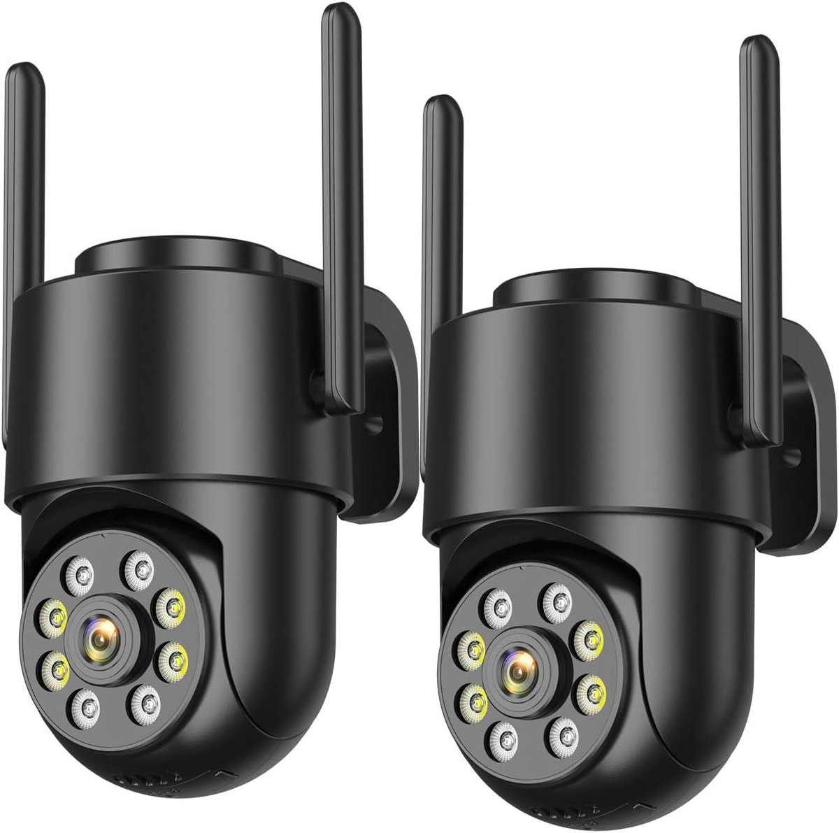 Wifi Camera Buiten - Beveiligingscamera Buiten - Huis Bewaken - Kleur Nachtzicht - IP66 Waterdicht - Zwart