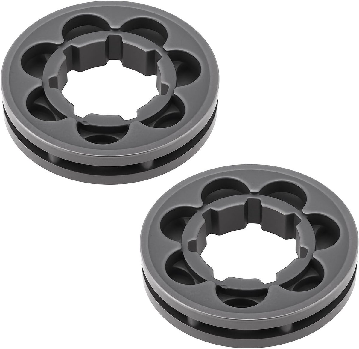 SnelShoppen - 2 Stuks 3/8 Inch 7-Tanden Ketting Sprocket Riem 16.7mm Binnen Diameter Geschikt voor Kettingzaag