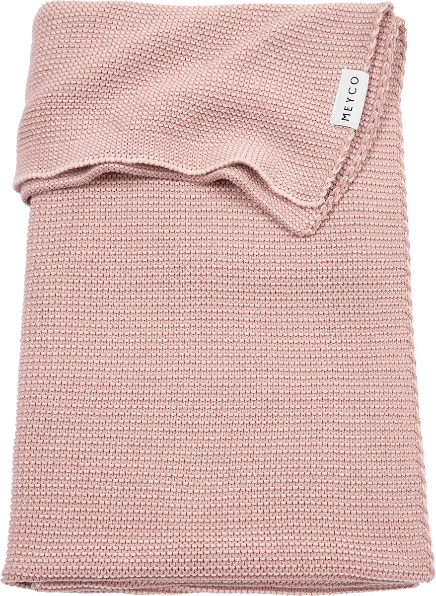 Meyco Baby Stripe Ledikant Deken - Purple Pink/Soft Pink - 100x150cm - 1.0 TOG