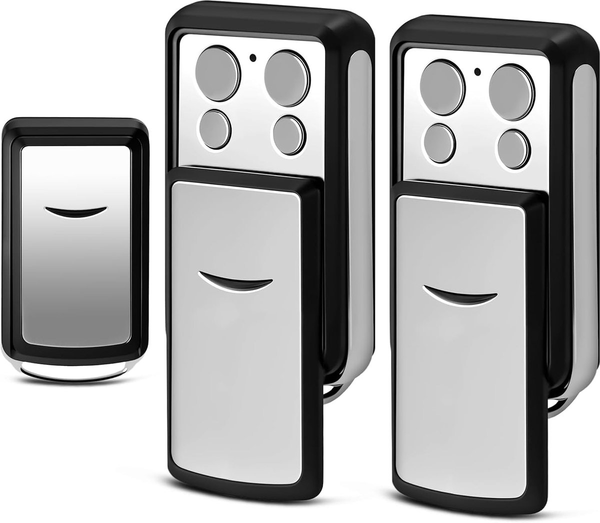 SnelShoppen - 868MHz Afstandsbediening voor Garagedeur, 4 Kanaals, Vervangende Handzender voor Slider+ S10305, TX40-868-4, 2 Stuks