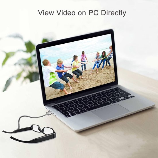 Verborgen Camera Bril - Digitale Videocamera - Video Opnemen - HD 1080p Resolutie - Tot 32GB - Zwart — afbeelding 3