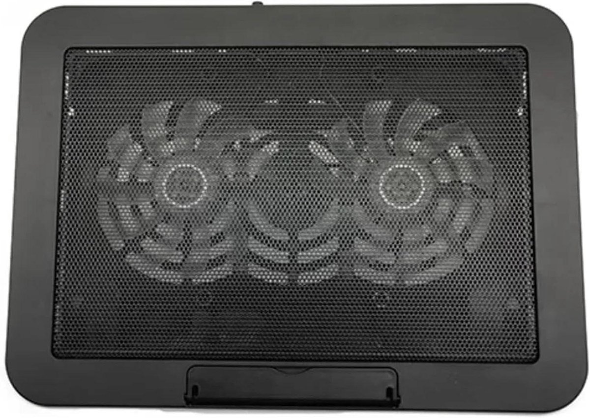 Laptop Koeler - Laptop Ventilator - Oververhitting Voorkomen - Dubbele Ventilator - 12-17 inch - Zwart