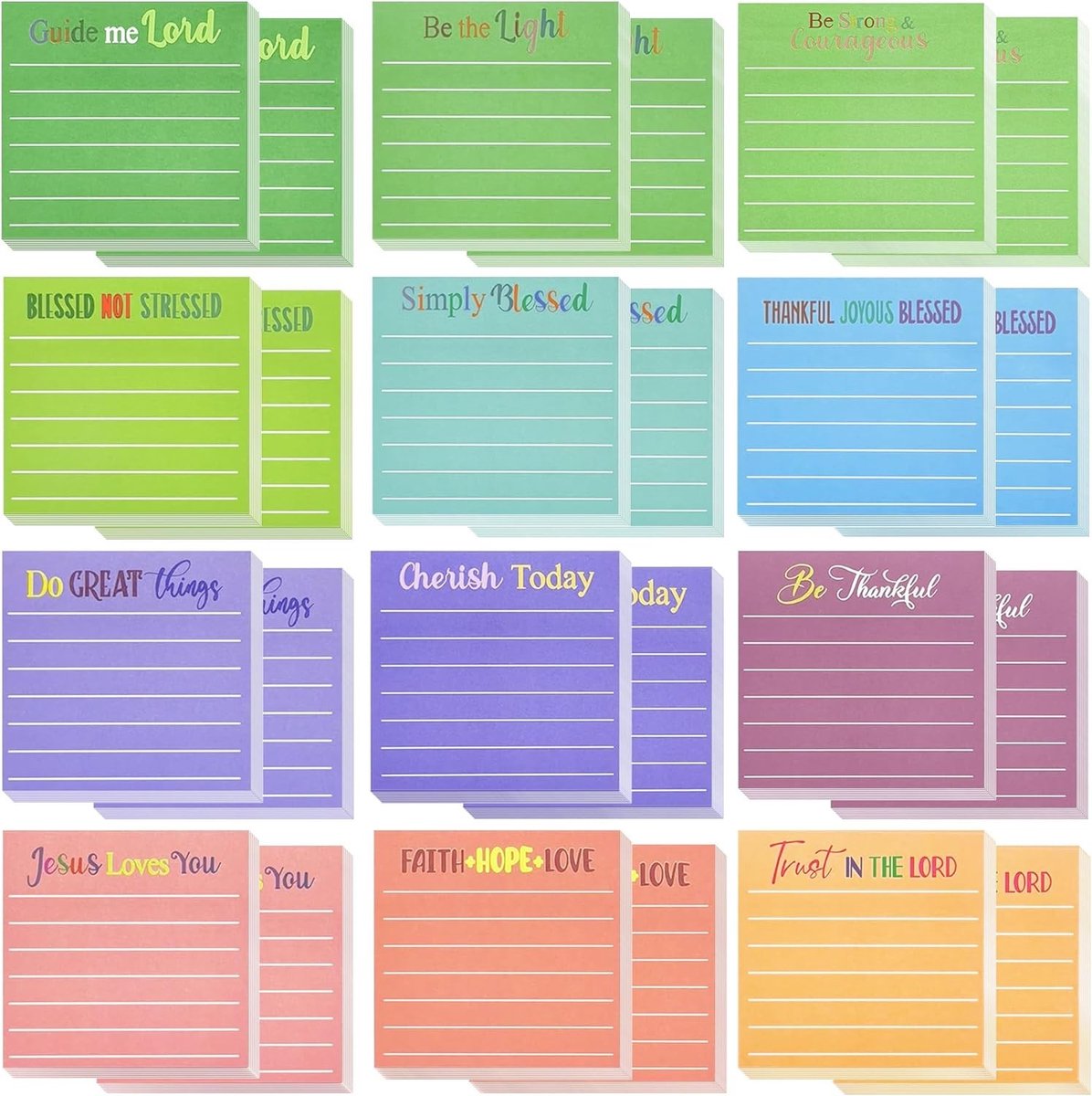 Transparante Zelfklevende Notitieblaadjes 76 x 76 mm - 600 Vellen Waterdichte Plakbriefjes voor School en Kantoor