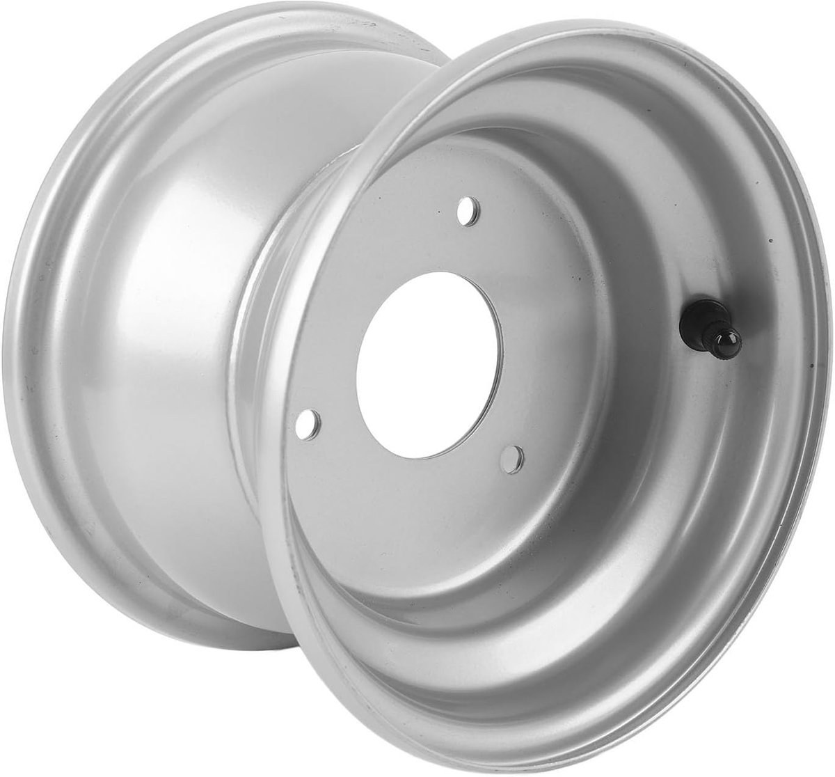 SnelShoppen - 7 Inch Go Kart Velgen Aluminium Legering 3 Boutgaten 16x8.00-7 Zilver RVS Breed 136mm voor Go Kart ATV Quad Dirtbike Maaiers
