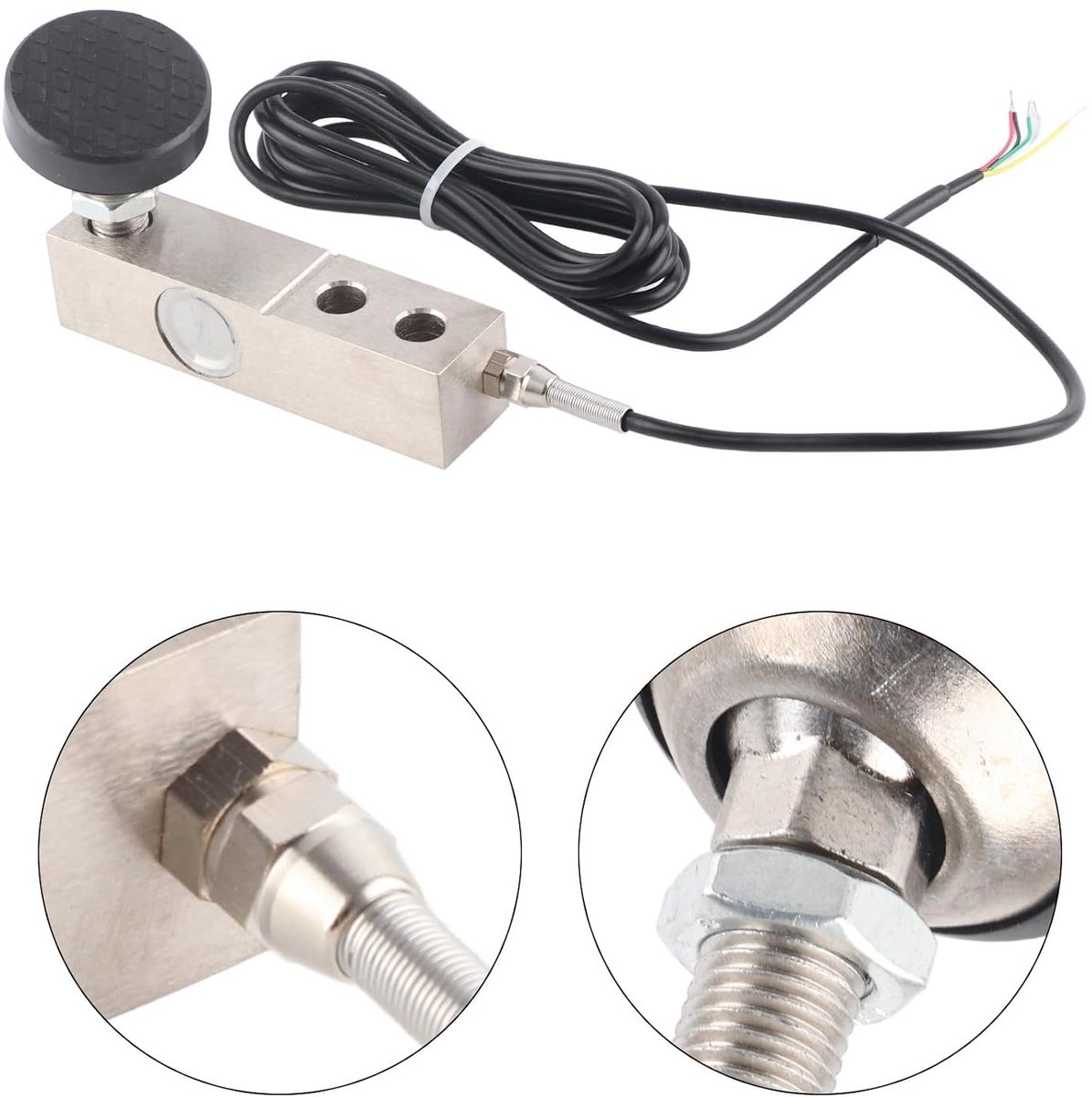 SnelShoppen - SIXRUN Load Cell 1000KG Schaal Sensor voor Elektronische Platformweegschaal, Alloystaal, IP67 Waterdicht, Precisie, Duurzaam
