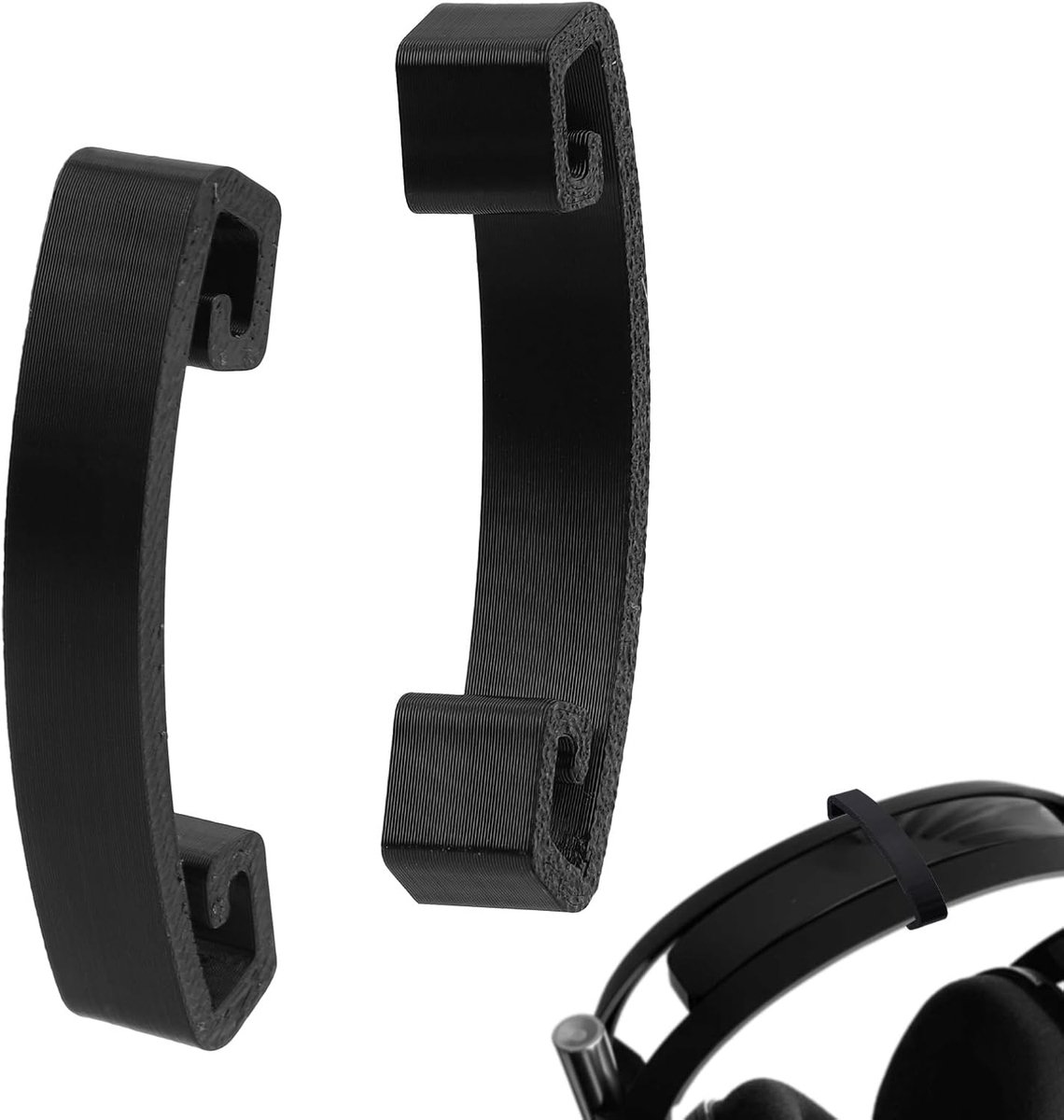 SnelShoppen - 4 Stuks Hoofdtelefoon Steun Klemmen voor Gaming Headset, A50 Hoofdtelefoon Clip Accessoires, PETG Materiaal, Verhoogde Stabiliteit en Co