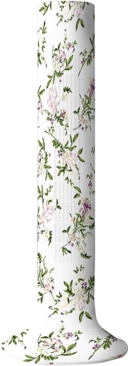 SnelShoppen - Stofhoes Torenventilator - Beschermhoes voor Vloerventilator - Wasbare Stofbescherming - 125 x 60 cm - Wit - Perfect tegen Stof, Dierenh