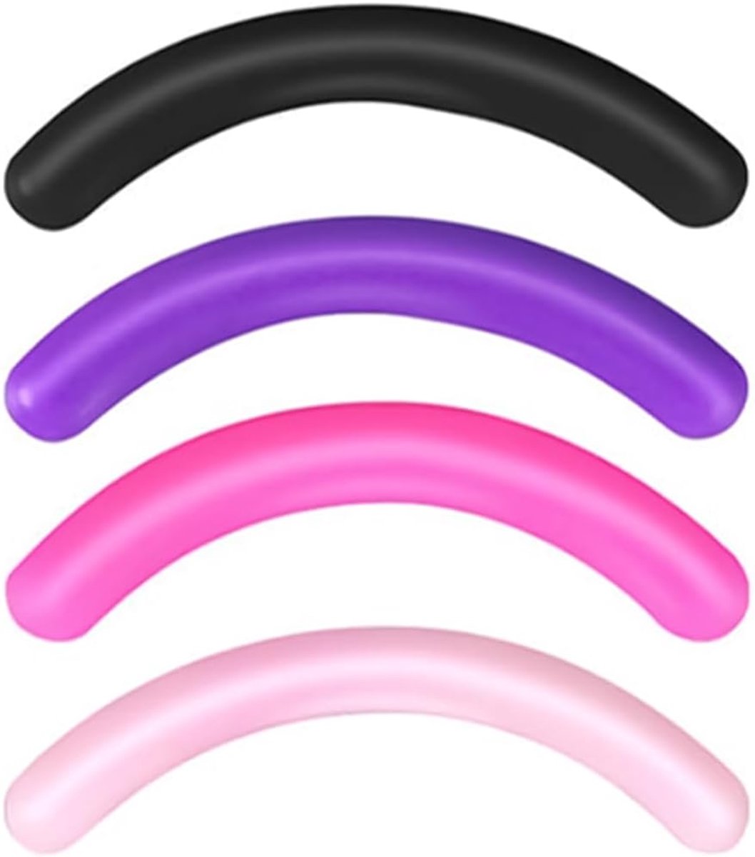 SnelShoppen - Pack van 100 Vervangpads voor Wimperkruller - Silicone Strips - Universele Vulling - Geschikt voor de Meeste Wimpercurlers - Flexibel Ru
