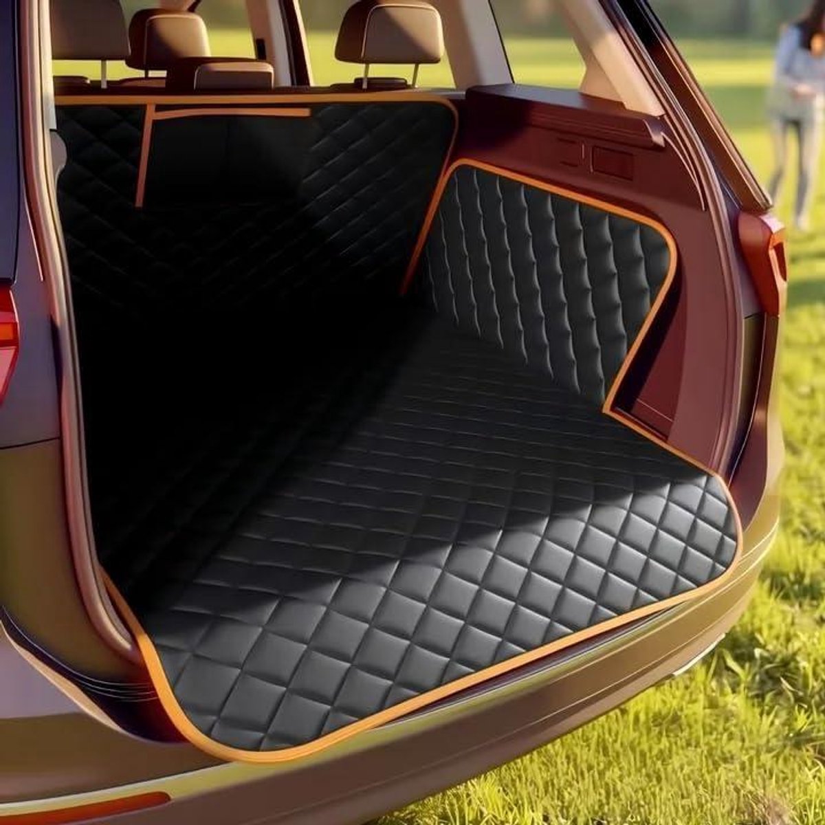 Auto Hondendeken - Huisdier Beschermhoes - Veilig Reizen - Waterdicht Antislip - Universeel - Zwart