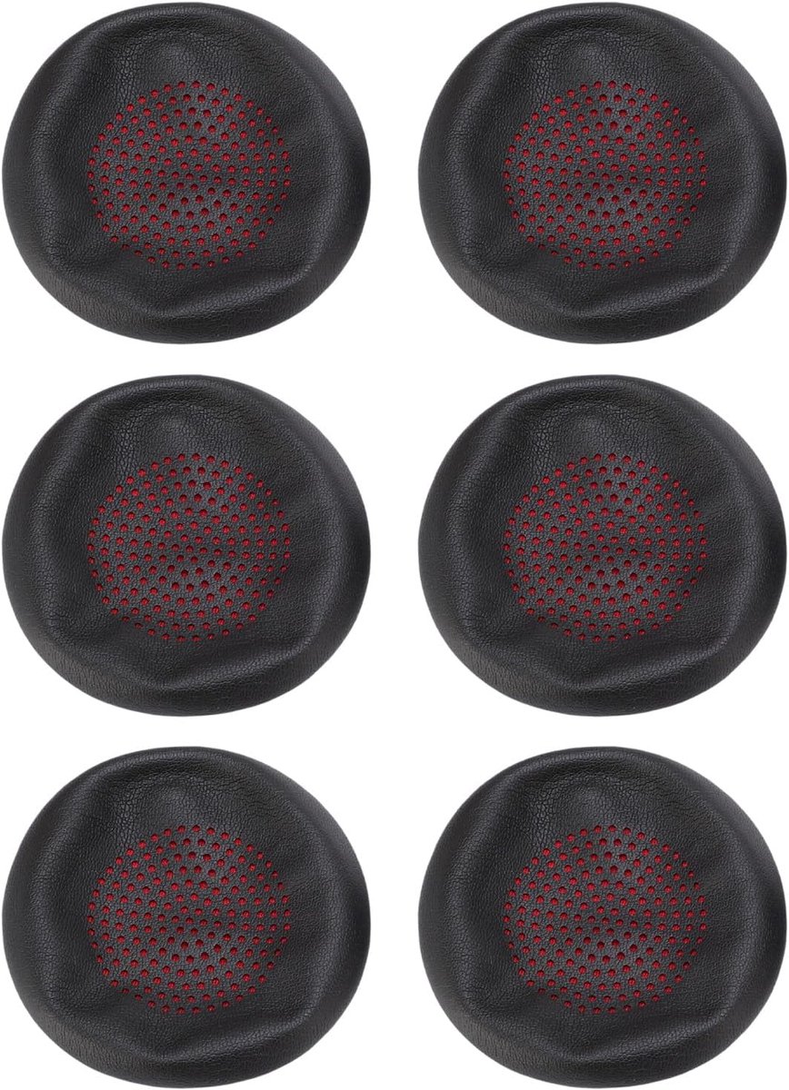 SnelShoppen - Vervangende Oorkussens voor Headphones, Noise Isolation, Zacht, Geschikt voor Voyager Focus, C5200, C5210, C5220, Zwart, 1 Paar