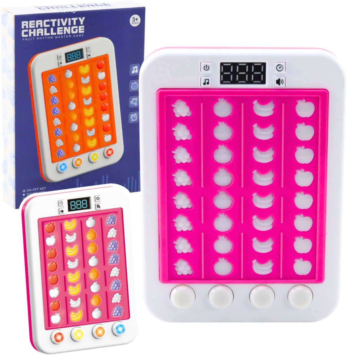 Elektronisch ritmisch spel Fruit Lights klinkt roze - UNI