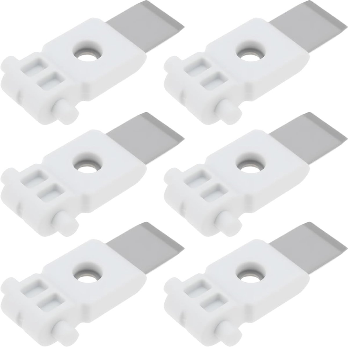 SnelShoppen - 6 Stuks 3D Printer Filament Cutter voor Bamboo X1/X1C/X1E/P1P/P1S/A1/A1 Mini - Voorkomt Nozzle Verstoppen, Lichtgewicht en Compact