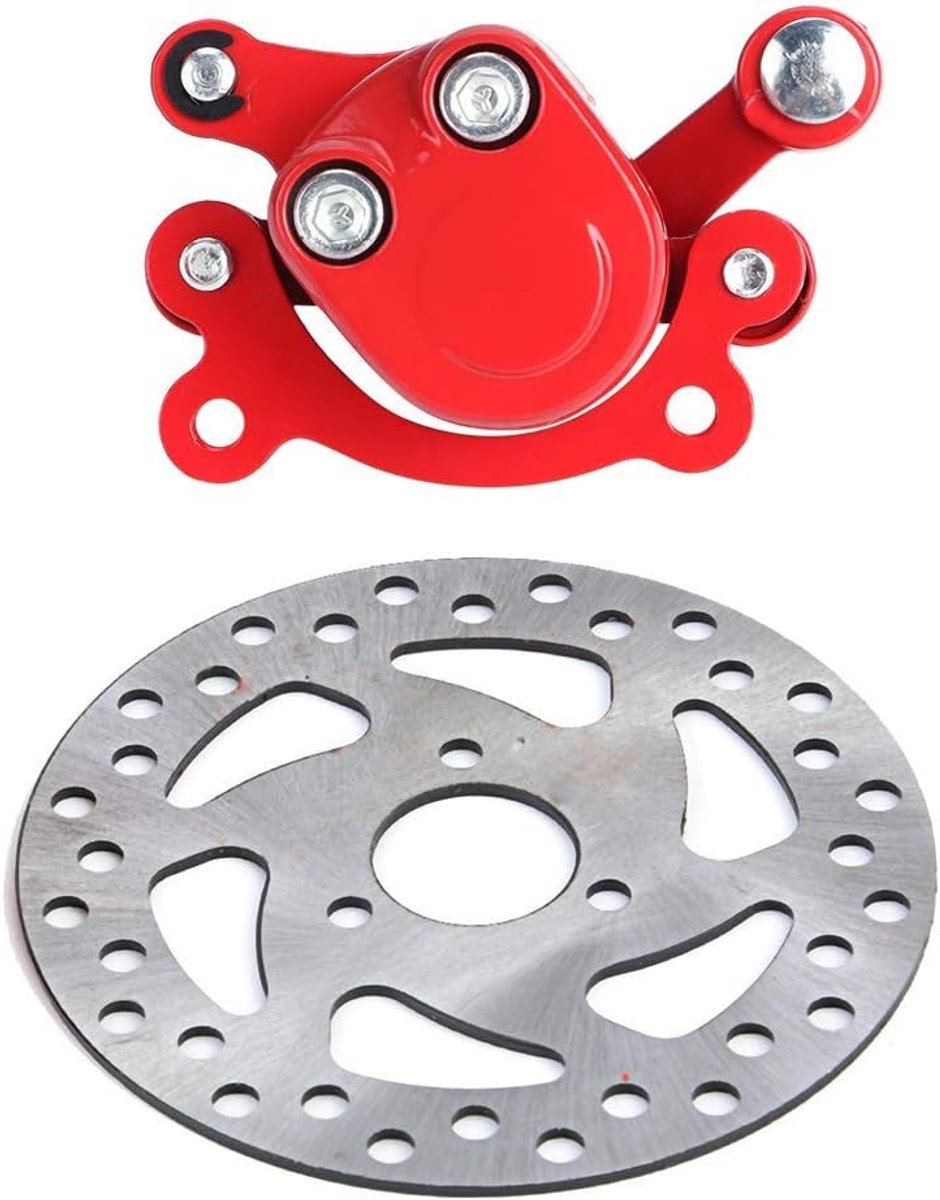 SnelShoppen - Disc rotor caliper 120mm remschijf remsysteem voor 43 47 49 ccm elektrische Go Kart Scooter Mini Moto - Hoogwaardige prestaties, lichtge