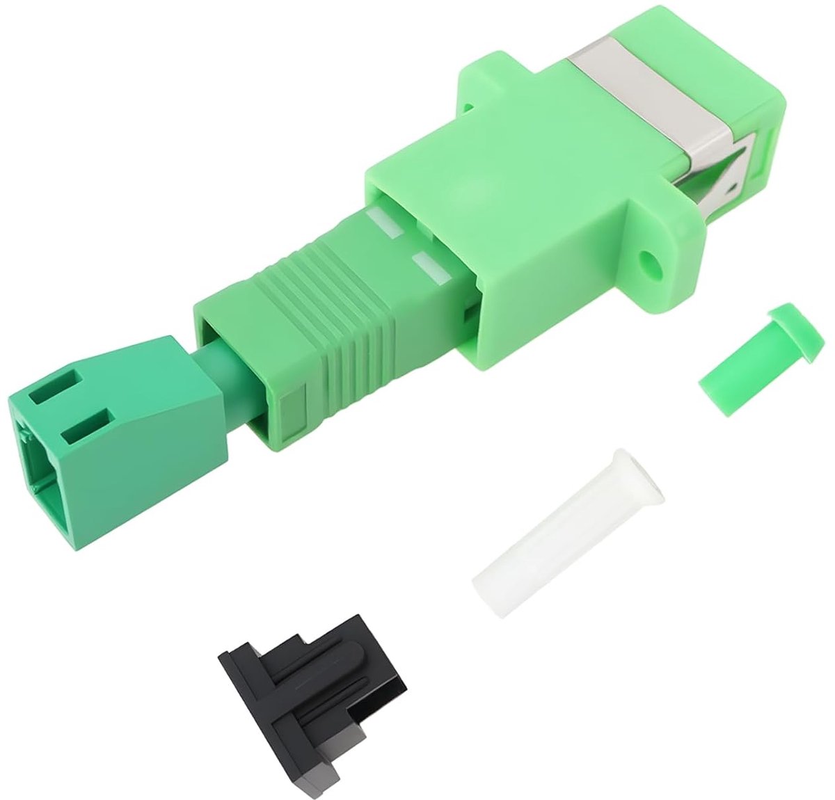Fiber optic adapter LC/APC naar SC/APC - hybride - dual female connector - snelle verbinding voor FTTH - ShopVlot