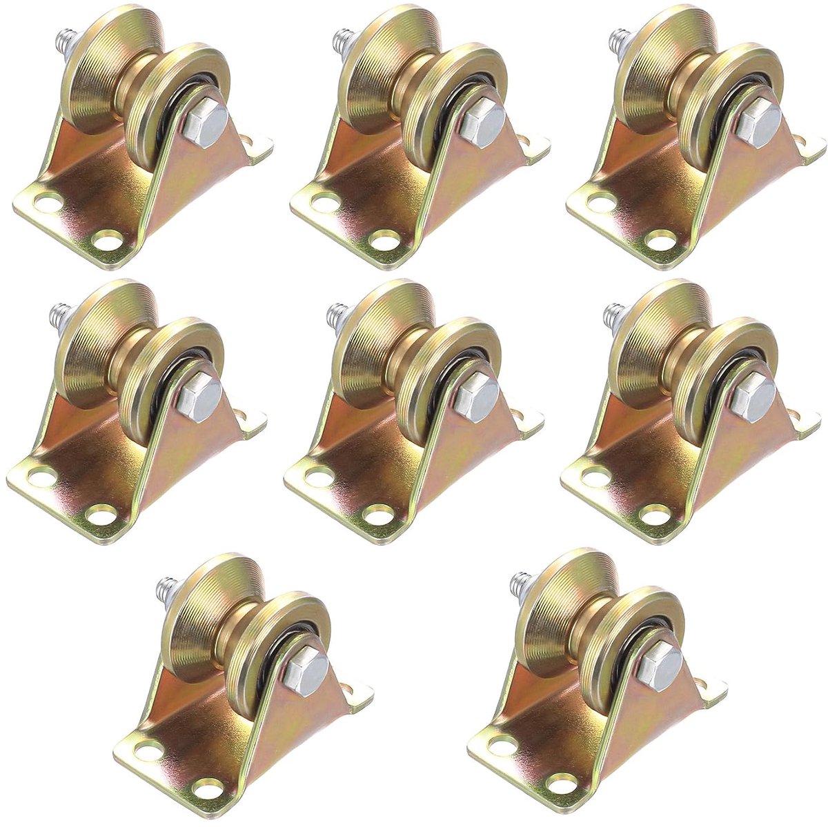 8Pcs Lifting Pulley, Pulley for 6mm Rope, Pulley with V-Groove, Pulley with Ball Bearings for Clotheslines, Rolling - ShopVlot