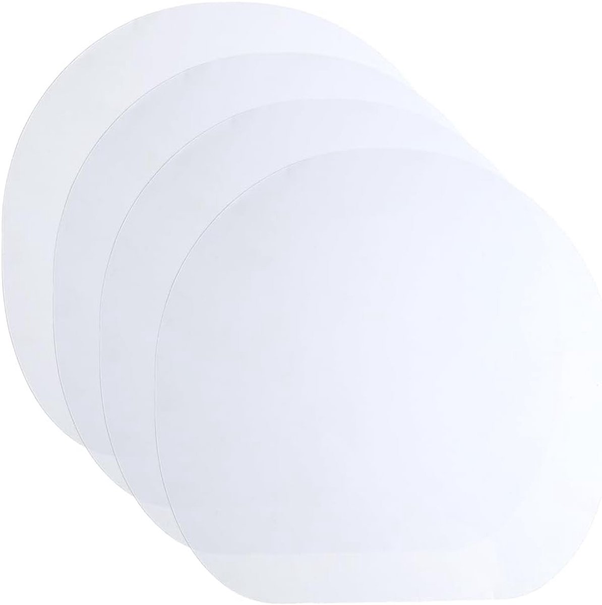 SnelShoppen - 8 Stuks Transparante Tafeltennis Racket Beschermfolie - Zelfklevende Rubber Protector voor Ping Pong Rackets - Onderhoudsaccessoires voo