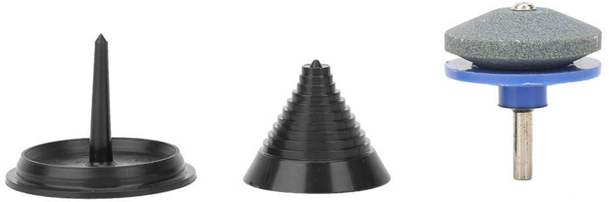 SnelShoppen - 50mm Snel Slijper voor Grasmaaier Mes, Heavy Duty Slijpsteen voor Tuin, Geschikt voor Elektrische Boormachines, Voor Snel en Efficiënt M